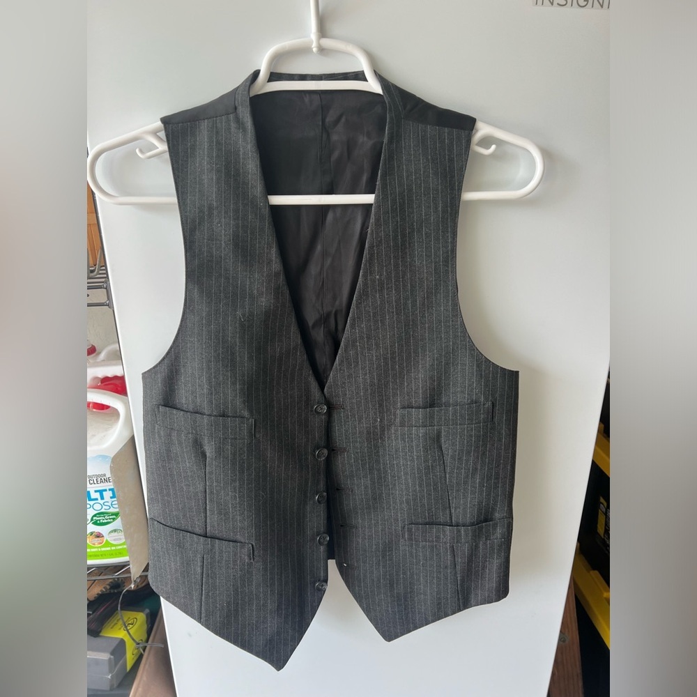 Pinstripe vest